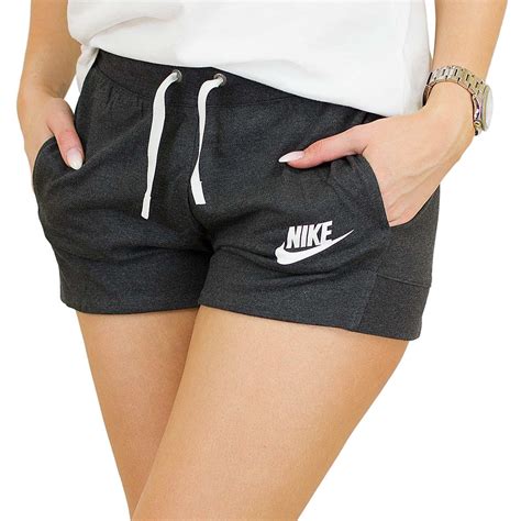 nike shorts damen schwarz logo groß